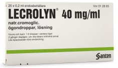 Miniatyrbild Lecrolyn �gondroppar 40 mg/ml, 20-pack