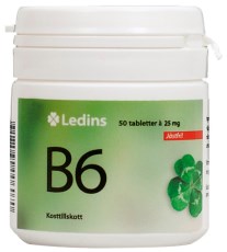 Miniatyrbild Ledins Vitamin B6, 50 tabl