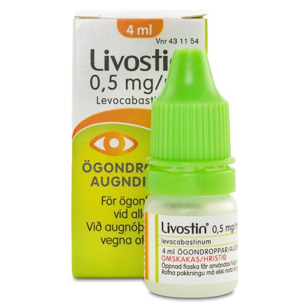 Livostin Ögondroppar 0,5 mg/ml 4 ml