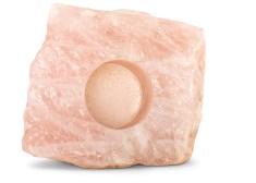 Miniatyrbild Ljuslykta, 1 st, Rosenkvarts