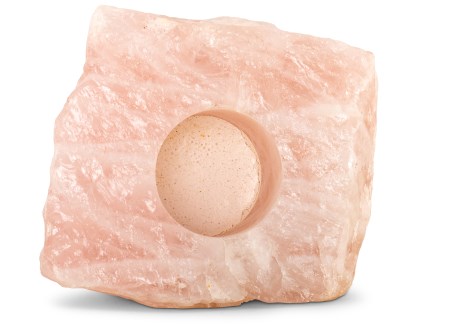 Miniatyrbild Ljuslykta, 1 st, Rosenkvarts