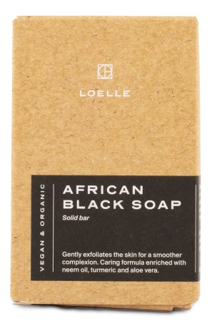 Miniatyrbild Loelle Black Soap Bar, 125 g