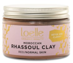 Miniatyrbild Loelle Moroccan Rhassoul Clay, 150 g, Red Normal Skin