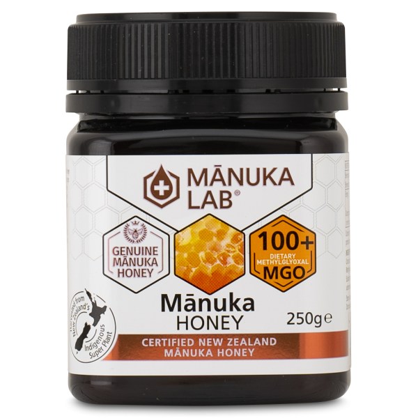 Manuka Lab Manukahonung MGO 250 g, 100+