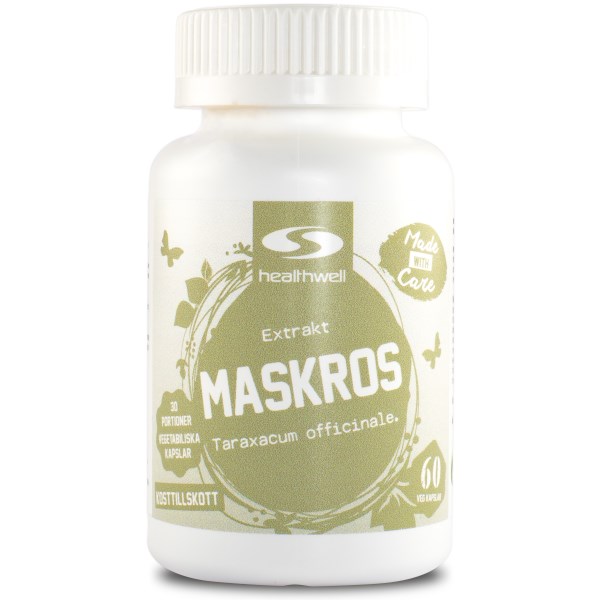 Healthwell Maskros Extrakt 60 kaps