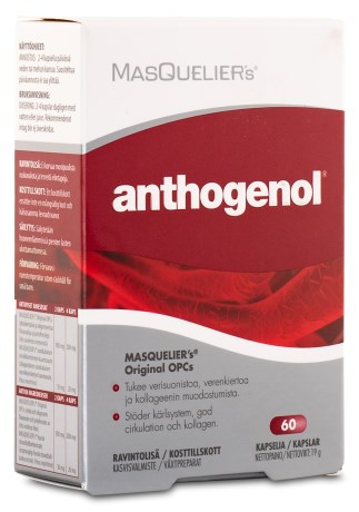 Miniatyrbild MASQUELIERs Anthogenol, 60 kaps