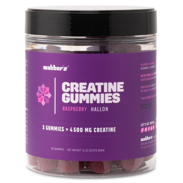 Matters Creatine 4500 mg, Raspberry, 90 Gummies