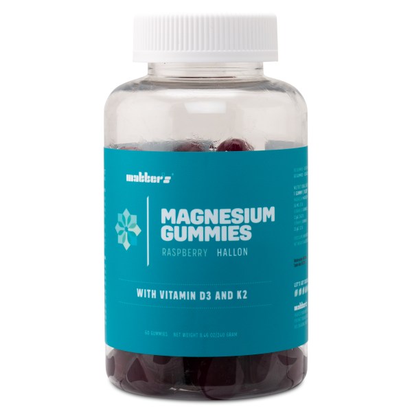 Matters Magnesium + K2 & D3, Hallon, 60 Gummies