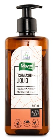 Miniatyrbild Mayeri Dishwashing Liquid, 500 ml, Rhubarb/Apple/Mint herbal water