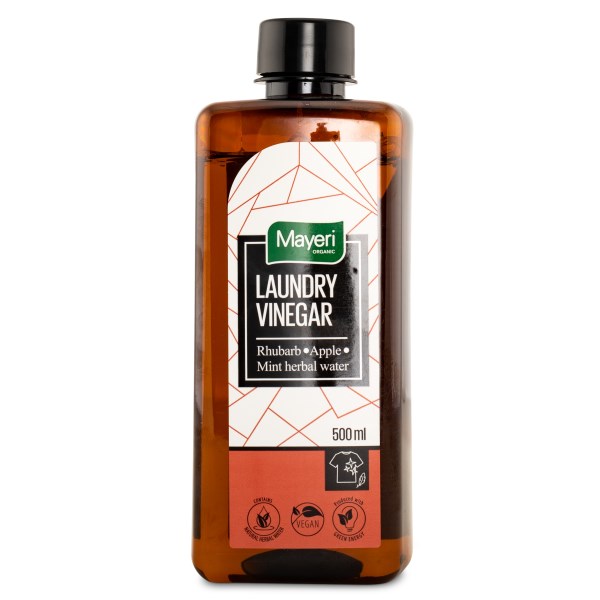 Mayeri Laundry Vinegar, 500 ml, Rhubarb/Apple/Mint herbal water