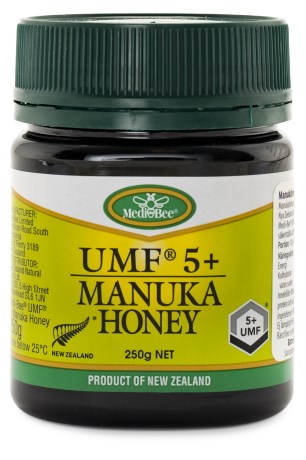 Miniatyrbild Medibee Manukahonung UMF 5+, 250 g