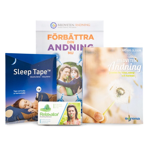 Medveten Andning Bok & Relaxator Paket Paket