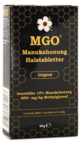 Miniatyrbild MGO Manukahonung Halstabletter 600+, Orginal, 60 g