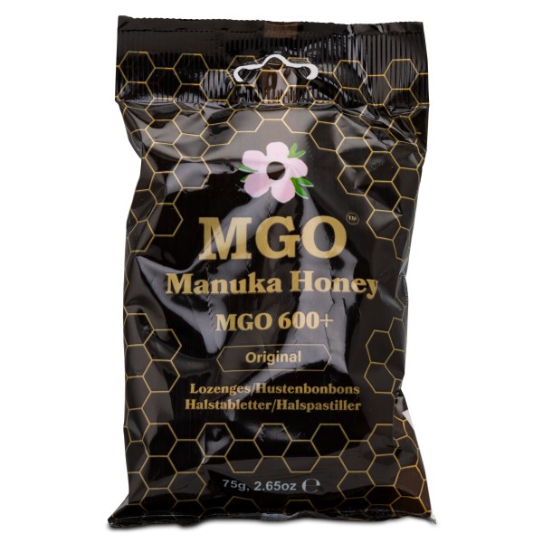 MGO Manukahonung Halstabletter 600+, Orginal, 75 g
