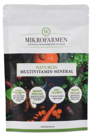 Miniatyrbild Mikrofarmen Naturlig Multivitamin-Mineral, 125 g