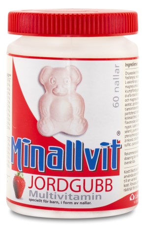 Miniatyrbild Minallvit Multivitamin, Vanilj/Hallon, 60 tabl