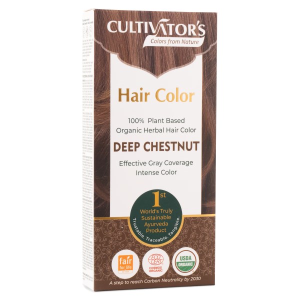 Miraz Organic Cultivators Hair Colors, Deep Chestnut