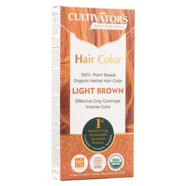Miraz Organic Cultivators Hair Colors, Light Brown
