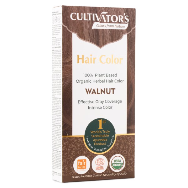 Miraz Organic Cultivators Hair Colors, Walnut