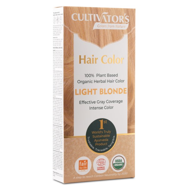 Miraz Organic Cultivators Hair Colors, Light Blonde