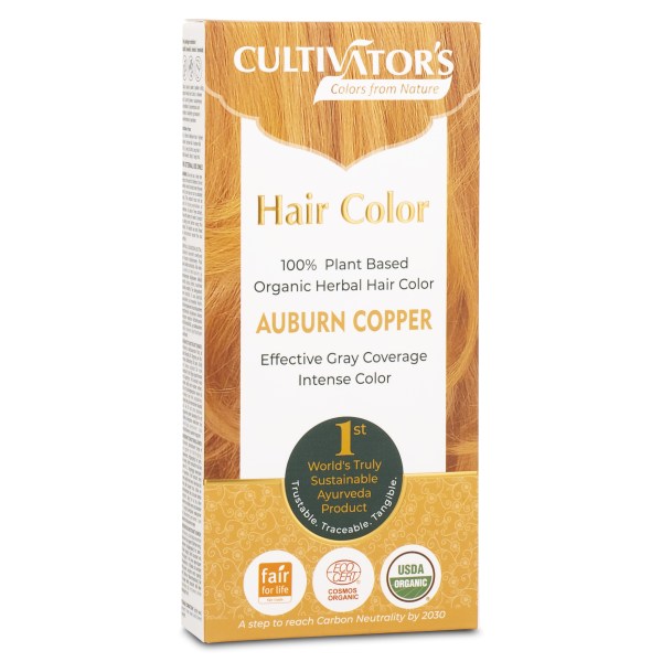Miraz Organic Cultivators Hair Colors, Auburn Copper