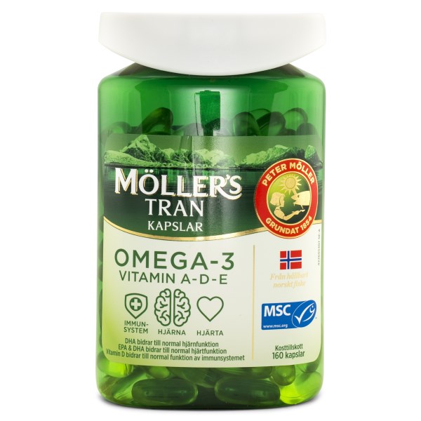 Möllers Omega-3 Tranbär 160 kaps