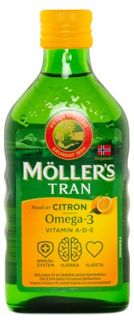 Miniatyrbild M�llers Tran, Citron, 250ml