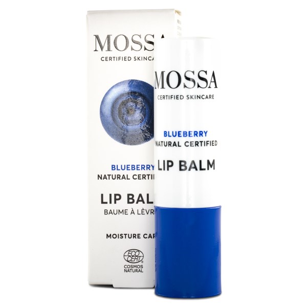 Mossa Lipbalm 4,5 g Blueberry