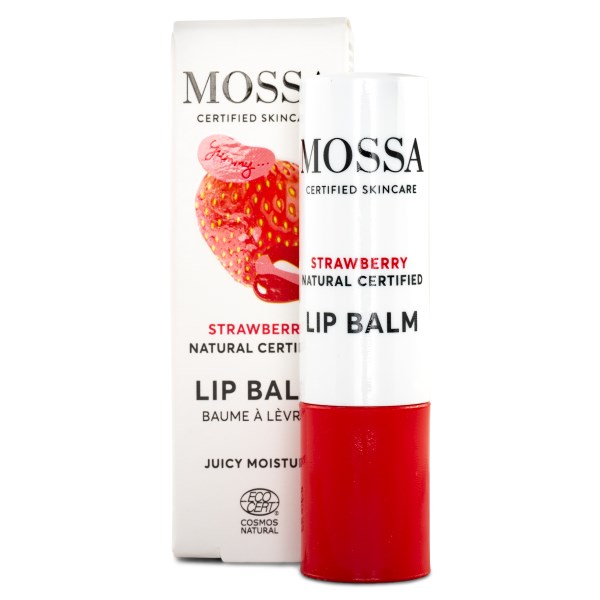 Mossa Lipbalm, 4,5 g, Strawberry