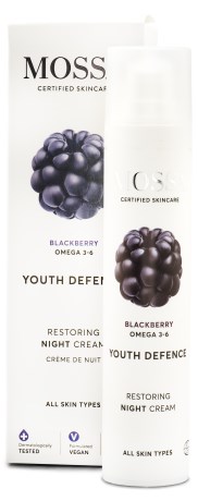 Miniatyrbild Mossa Youth Defence Restoring Night Cream, 50 ml