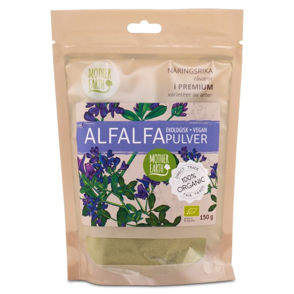 Mother Earth Alfalfapulver EKO, 150 g