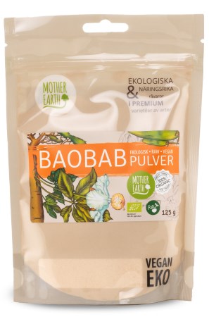 Miniatyrbild Mother Earth Baobabpulver EKO, 125 g