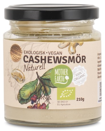Miniatyrbild Mother Earth Cashewsmr Naturell Premium Eko, 210 g