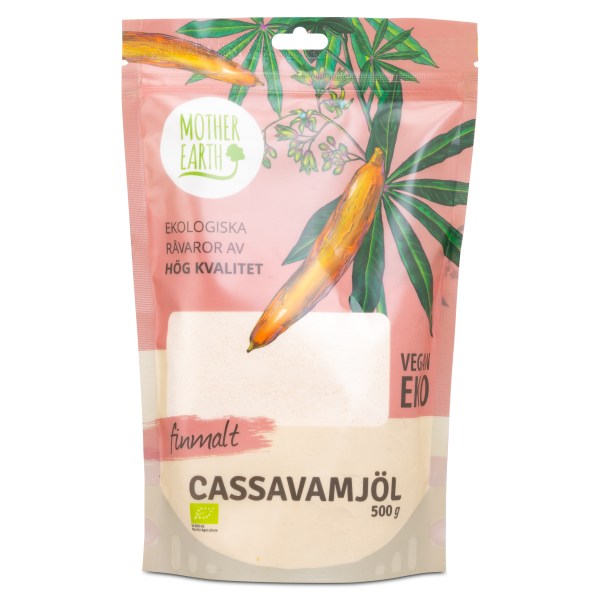 Mother Earth Cassavamjöl Finmalt EKO, 500 g