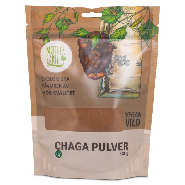 Mother Earth Chagapulver Vild, 125 g