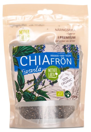 Miniatyrbild Mother Earth Chiafr�n Svarta RAW & EKO, 250 g