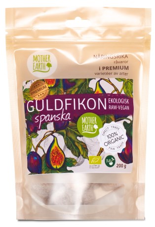 Miniatyrbild Mother Earth Fikon Guld Premium Raw & Eko, 200 g