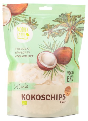 Miniatyrbild Mother Earth Kokoschips Premium EKO, 250 g