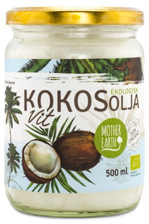 Miniatyrbild Mother Earth Kokosolja Pure White EKO, 500 ml