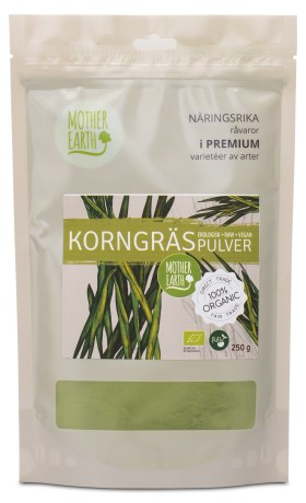 Miniatyrbild Mother Earth Korngrspulver EU Raw & Eko, 250 g