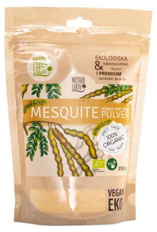 Miniatyrbild Mother Earth Mesquitepulver RAW & EKO, 250 g