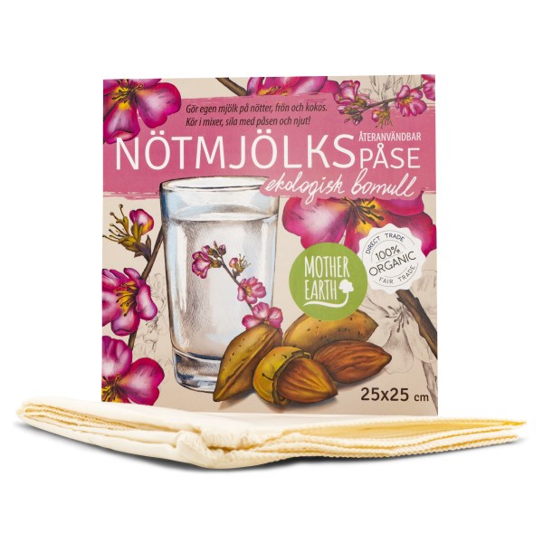 Mother Earth Nötmjölkspåse Ekologisk Bomull