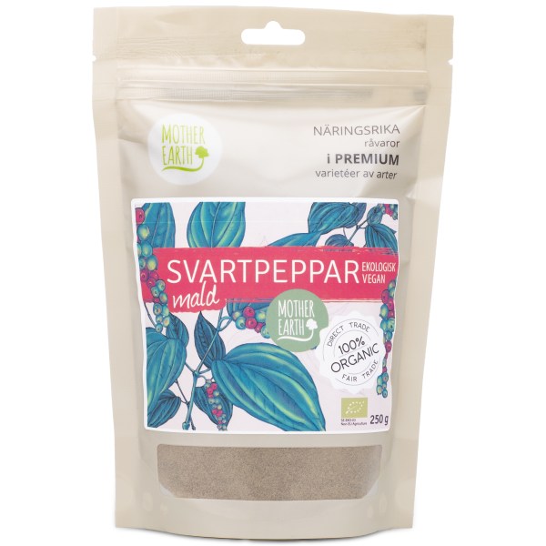 Mother Earth Svartpeppar Mald EKO, 250 g