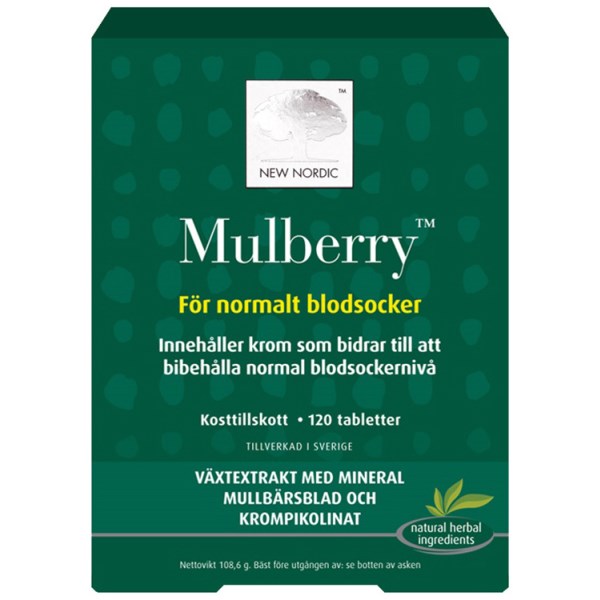 New Nordic Mulberry, 120 tabl