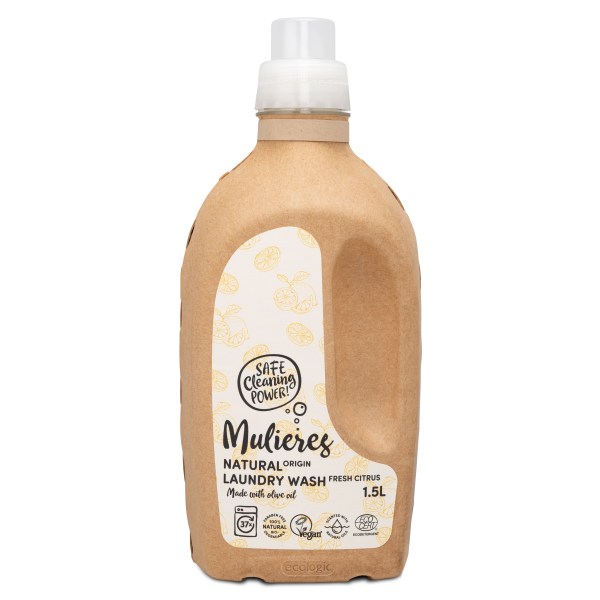 Mulieres Naturligt Tvättmedel, 1.5 L, Fresh Citrus
