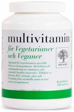 Miniatyrbild New Nordic Multivitamin Vegetarianer & Veganer, 120 tabl