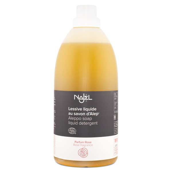 Najel Aleppo Soap Liquid Detergent, 2 L, Rose