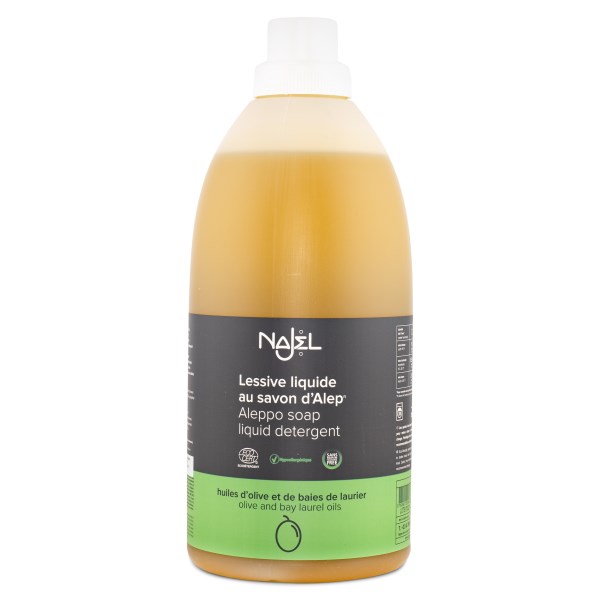 Najel Aleppo Soap Liquid Detergent, 2 L, Fragrance Free