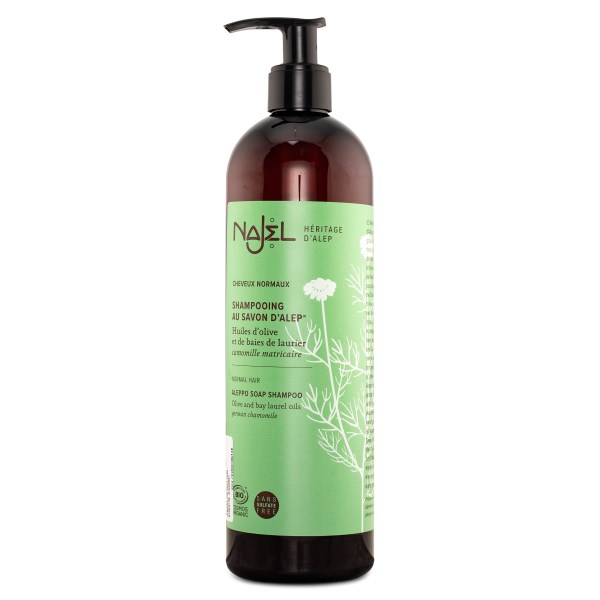 Najel Aleppo Soap Shampoo 2 in 1 Normal Hair 500 ml