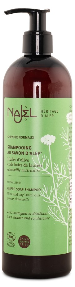 Najel Aleppo Soap Shampoo in 1 Normal Hair Svensk Hälsokost